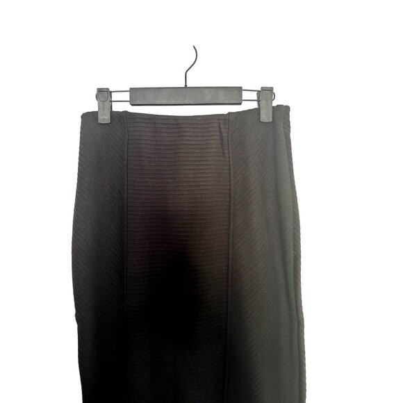 NWT Band of The Free M Black Ribbed Midi Skirt - Picture 8 of 11